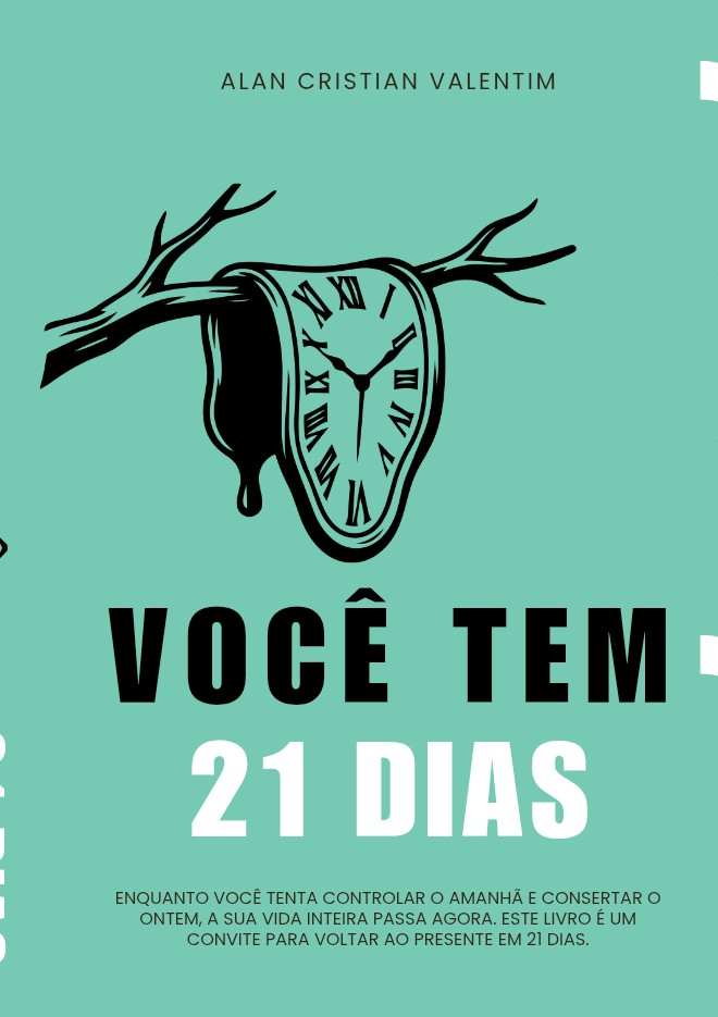 Capa do livro Você tem 21 dias, de Alan Cristian Valentim